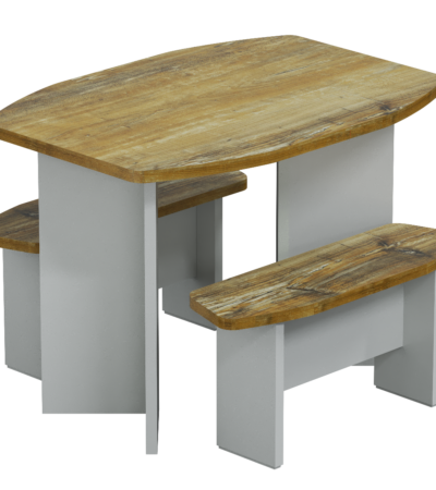Juego de mesa y banquitos